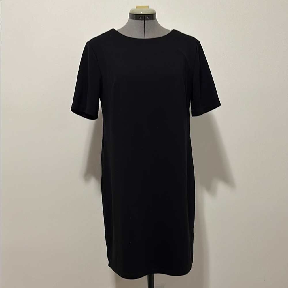 Classic Black Short Sleeve loose fit Dress